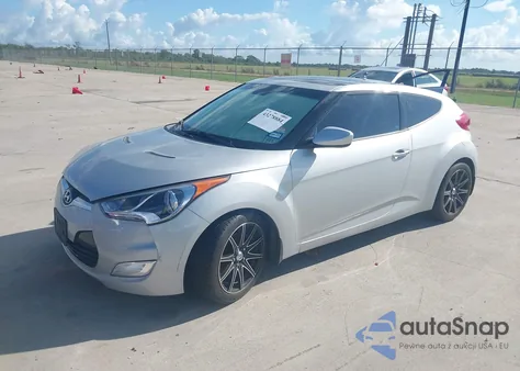 2012 Hyundai Veloster Base W/Gray from USA, damaged, VIN KMHTC6AD4CU053866